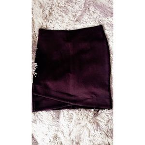 Plum Body-con Skirt